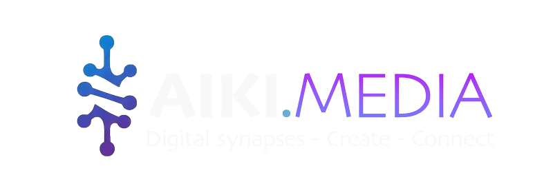 AI / KI Media Digitale Synapsen – Create – Connect Logo